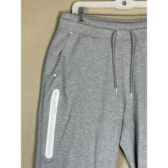 Nike Pants Womens L Gray Tech Fleece 3.0 Tapered Elastic Waist Jogger Sweatpants - Picture 2 of 13